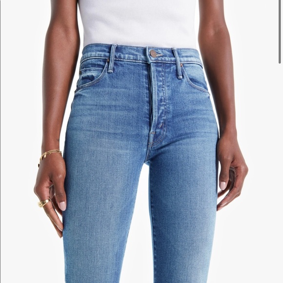 NWT MOTHER JEANS THE STUNNER ANKLE FRAY - Picture 4 of 9